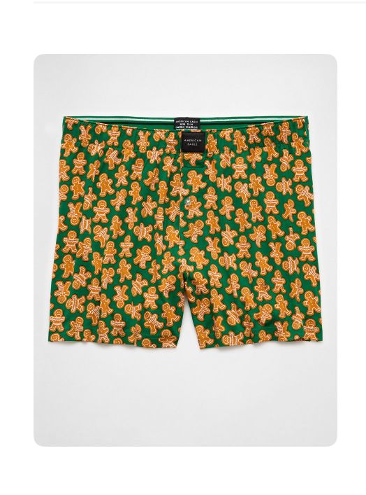 American Eagle Gingerbread Man Underpants